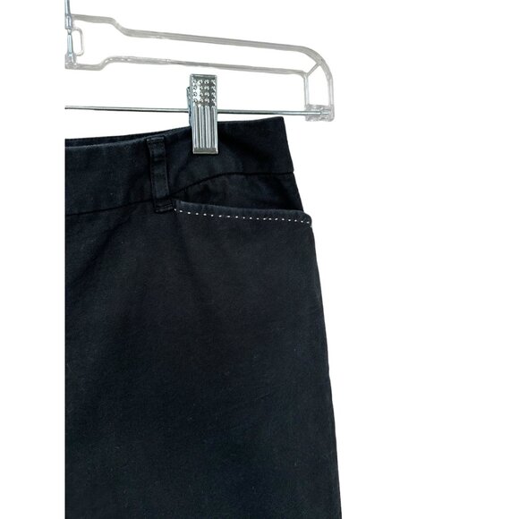 Talbots Capri Pants Stretch Womens Size 6 Embroidered Casual Travel Resort‎ - Picture 3 of 9